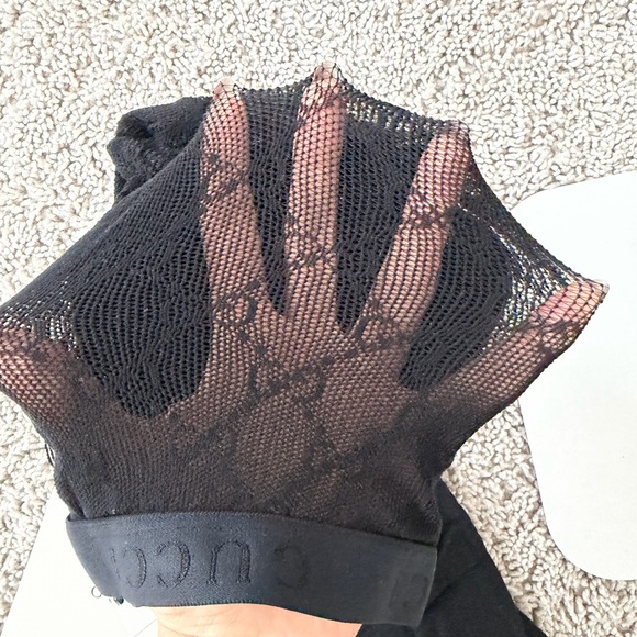 Gucci Black interlocking GG tights - Picture 5 of 8
